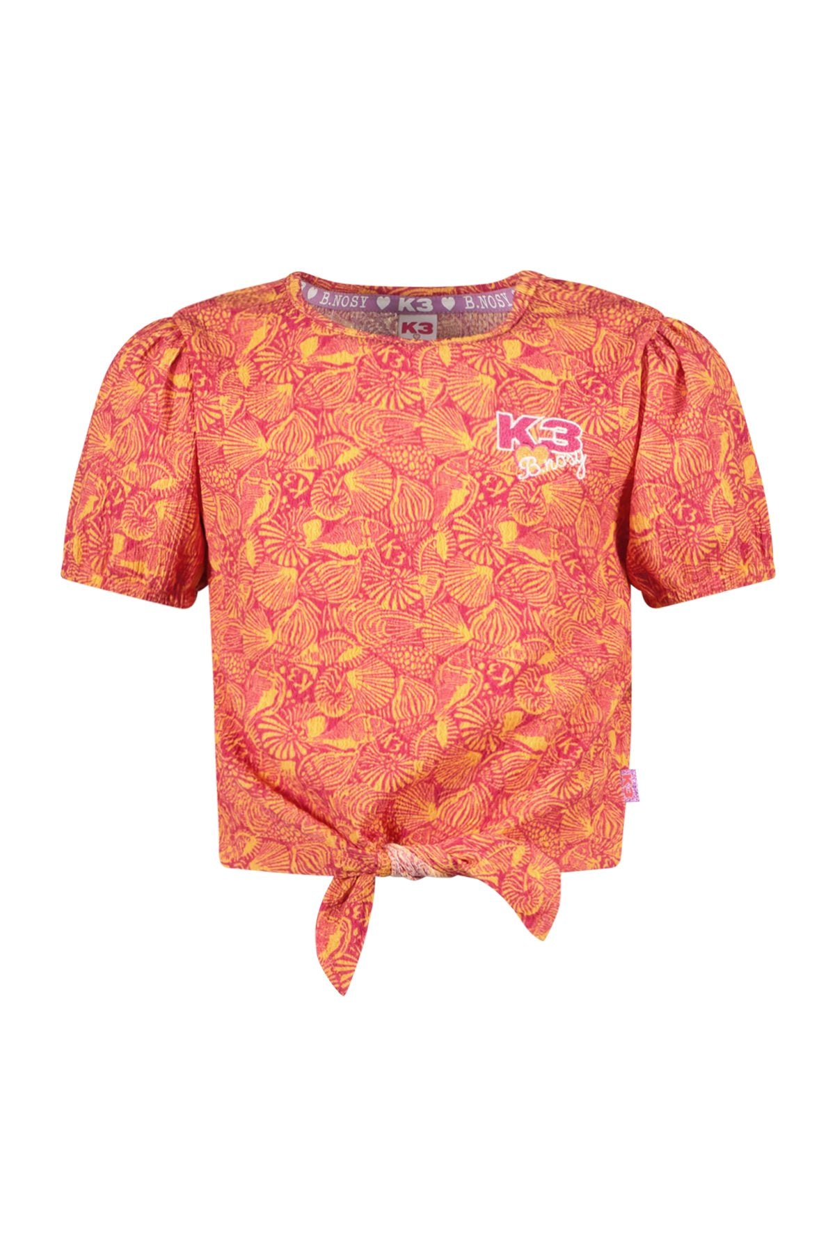 B.Nosy K3 S25 B.Nosy x K3 Bobbi top with knot SHELL AO Y504-5101 964