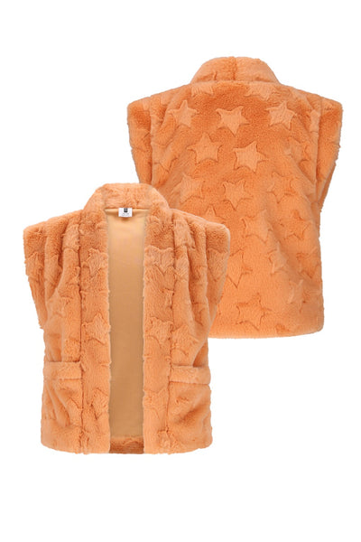 B.Nosy w25 Georgie B.Nosy girls teddy gilet Tangerine Y508-5023 584