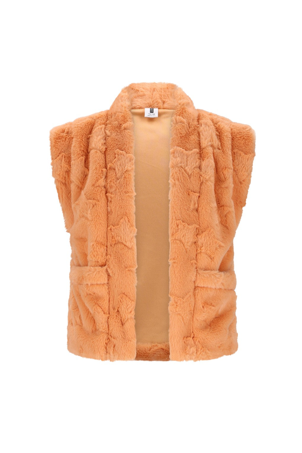 B.Nosy w25 Georgie B.Nosy girls teddy gilet Tangerine Y508-5023 584