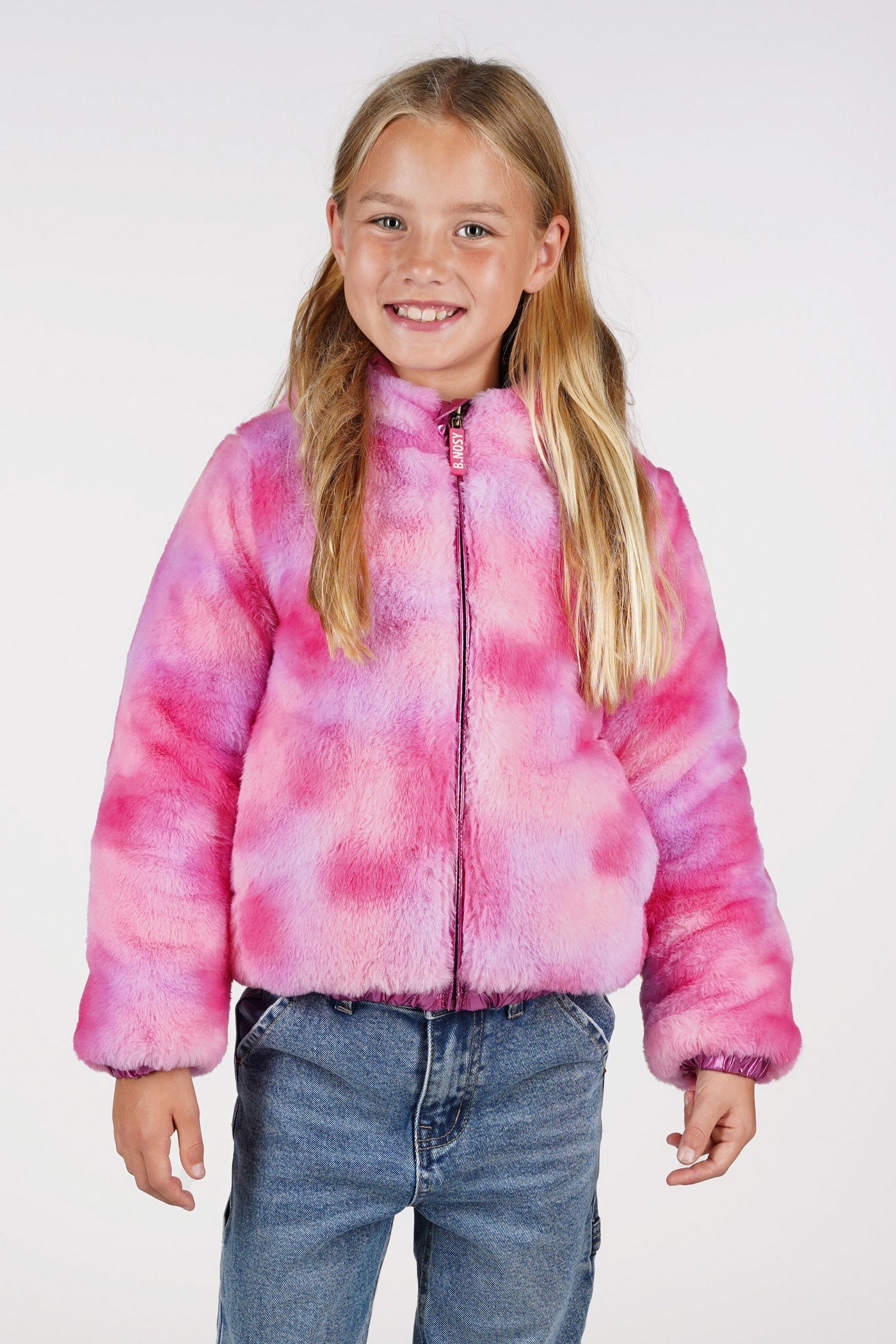 B.Nosy Winterjackets & Acc. w25 Jessie B.Nosy girls jacket reversible Ruby Rose Y508-5214 263