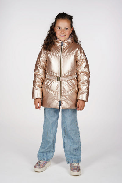 B.Nosy Winterjackets & Acc. w25 Jayla B.Nosy girls jacket Light gold Y508-5217 535