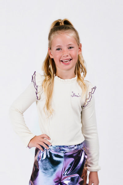 B.Nosy w25 Tory B.Nosy girls blouse Ecru Y508-5416 004