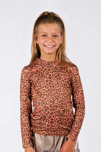 B.Nosy w25 Toscha B.Nosy girls printed top leopard texas Y508-5421 961