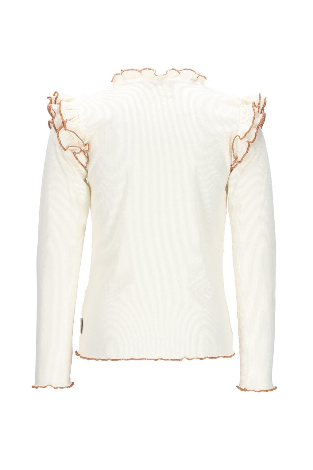 B.Nosy w25 Tonya B.Nosy girls top wit ruffles Ecru Y508-5427 004