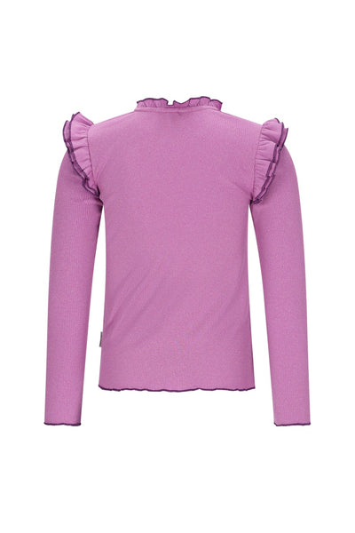B.Nosy w25 Tonya B.Nosy girls top wit ruffles Violet Y508-5427 622
