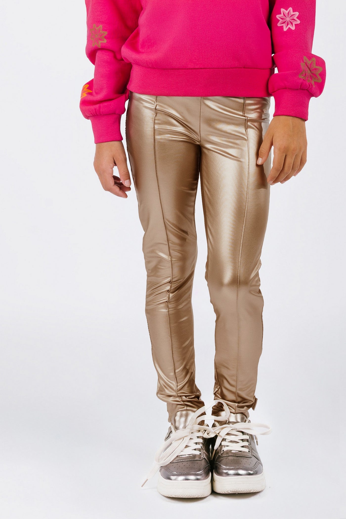 B.Nosy w25 Luna B.Nosy girls fake leather legging Light gold Y508-5524 535