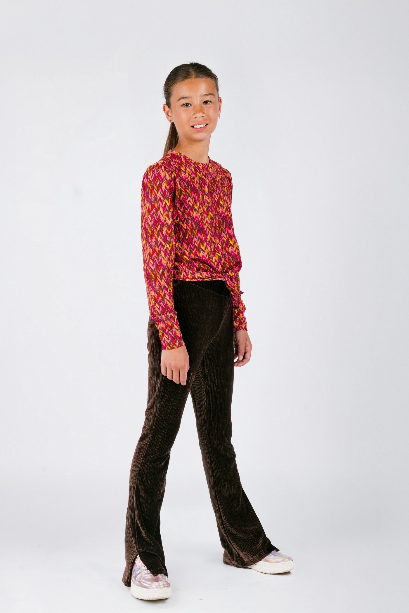 B.Nosy w25 Puck B.Nosy flared pants fudgsickle Y508-5627 532