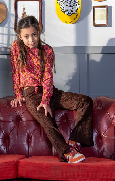 B.Nosy w25 Puck B.Nosy flared pants fudgsickle Y508-5627 532