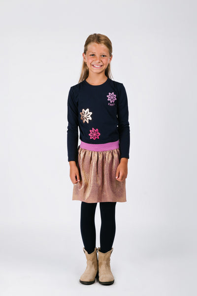 B.Nosy w25 Roza B.Nosy girls metallic skirt OLD GOLD Y508-5705 720