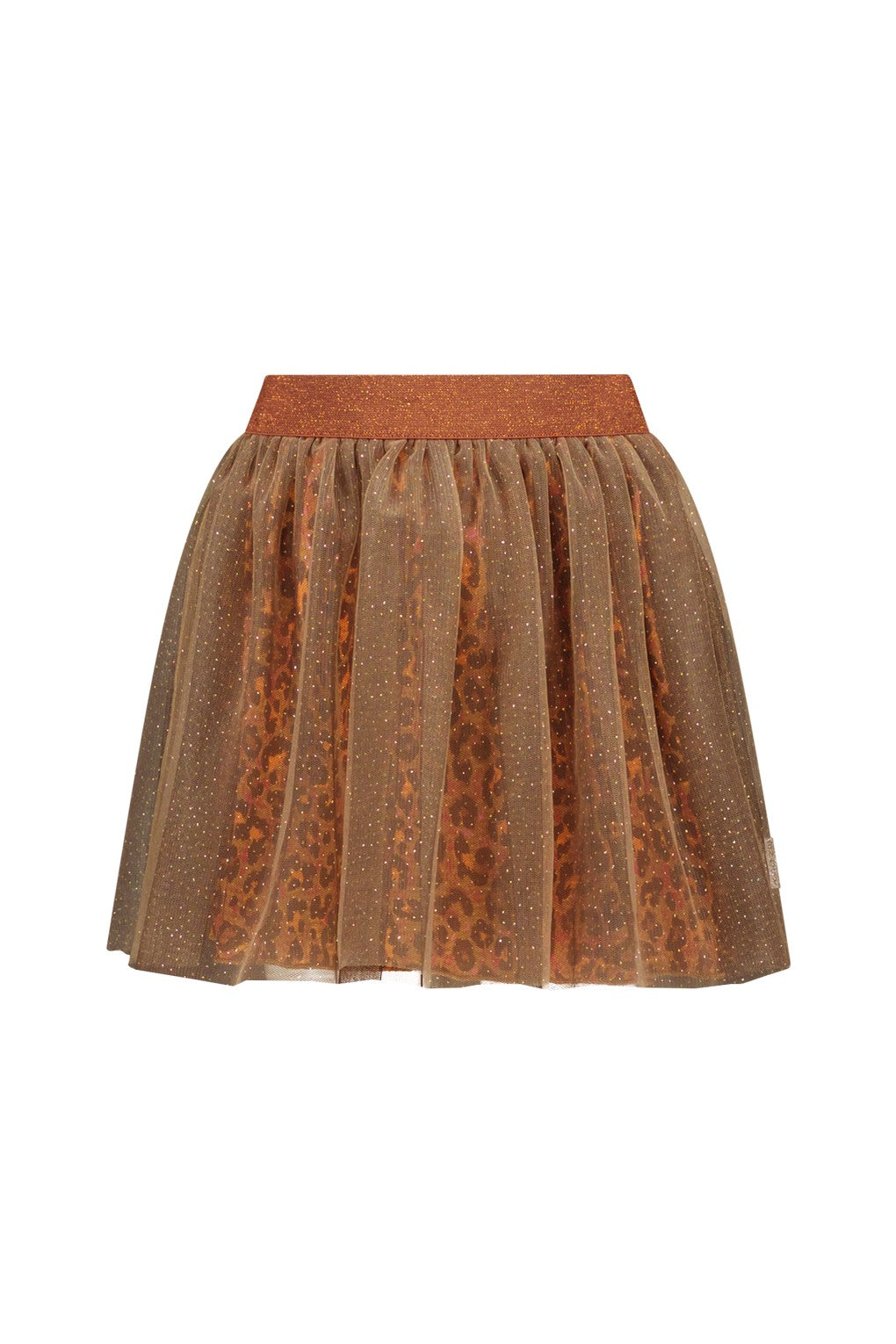 B.Nosy w25 Rory B.Nosy girls mesh skirt with printed layer leopard texas Y508-5713 961