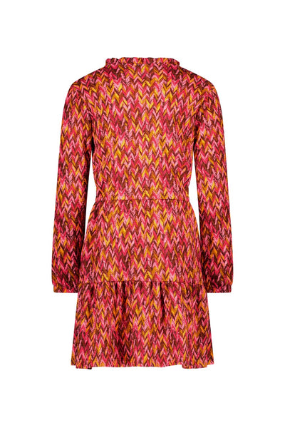 B.Nosy w25 Dalia B.Nosy girls printed dress Zigzag Texas Y508-5832 977