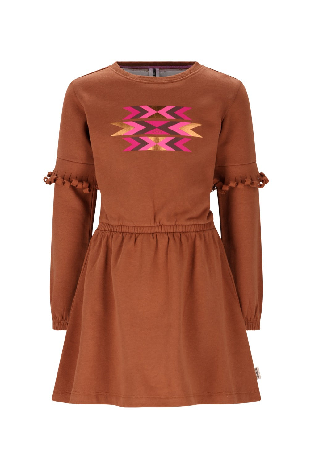 B.Nosy w25 Dynia B.Nosy girls sweat dress Bisque Y508-5834 579