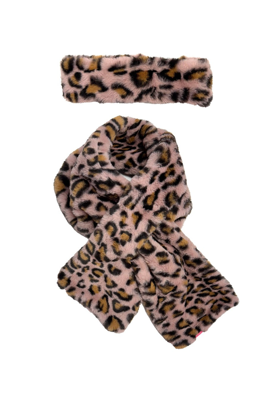B.Nosy Winterjackets & Acc. w25 Anne B.Bosy girls scarf and headband lt. Pink leo Y508-5910 272