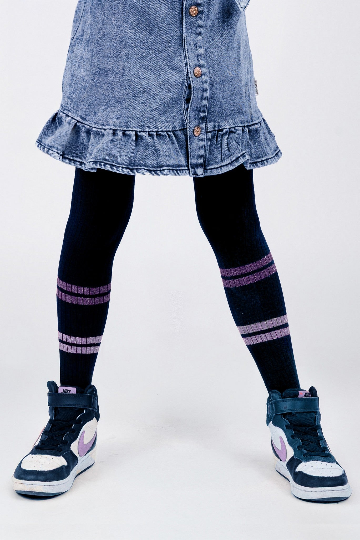 B.Nosy w25 Marley B.Nosy girls thight with stripes Navy Y508-5921 190