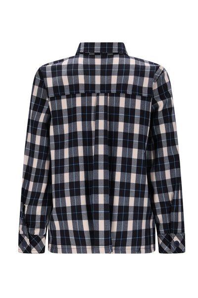 B.Nosy w25 Bas B.Nosy boys checkered shirt Navy Y508-6120 190