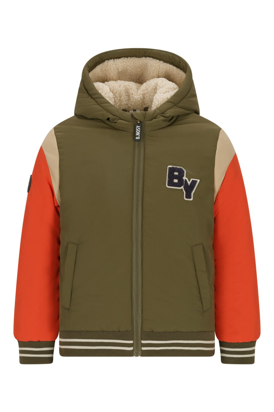 B.Nosy Winterjackets & Acc. w25 Joshua B.Nosy boys jacket Militairy green Y508-6213 320
