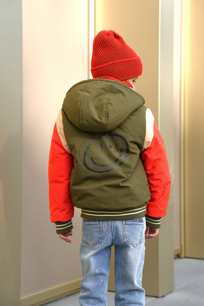B.Nosy Winterjackets & Acc. w25 Joshua B.Nosy boys jacket Militairy green Y508-6213 320