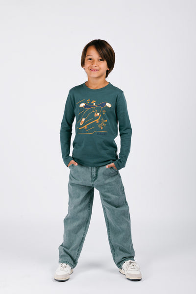 B.Nosy w25 Trevor B.Nosy boys long sleeve Jasper Green Y508-6420 314