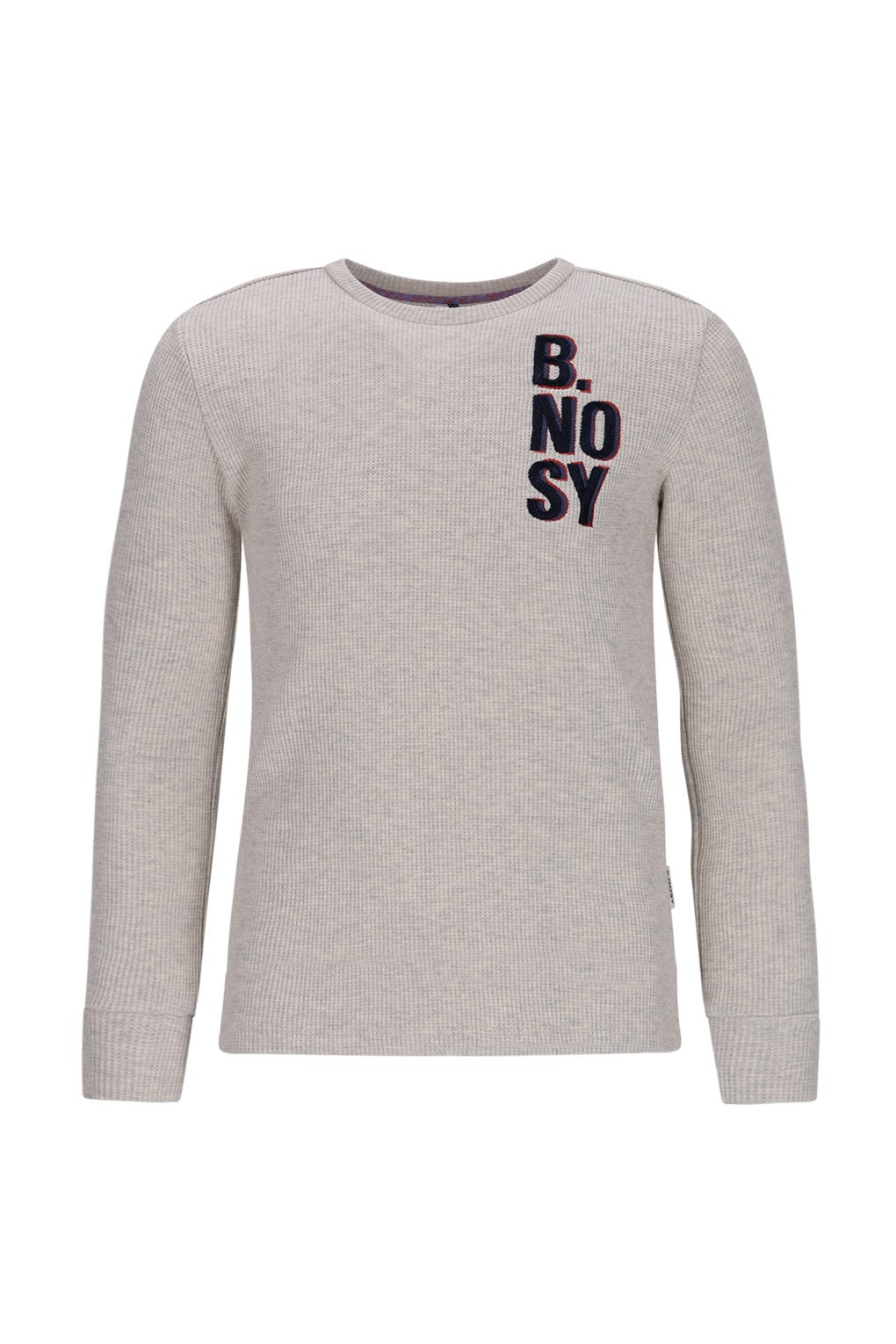 B.Nosy w25 Thomas B.Nosy boys waffle structure long sleeve Ecru Y508-6452 004