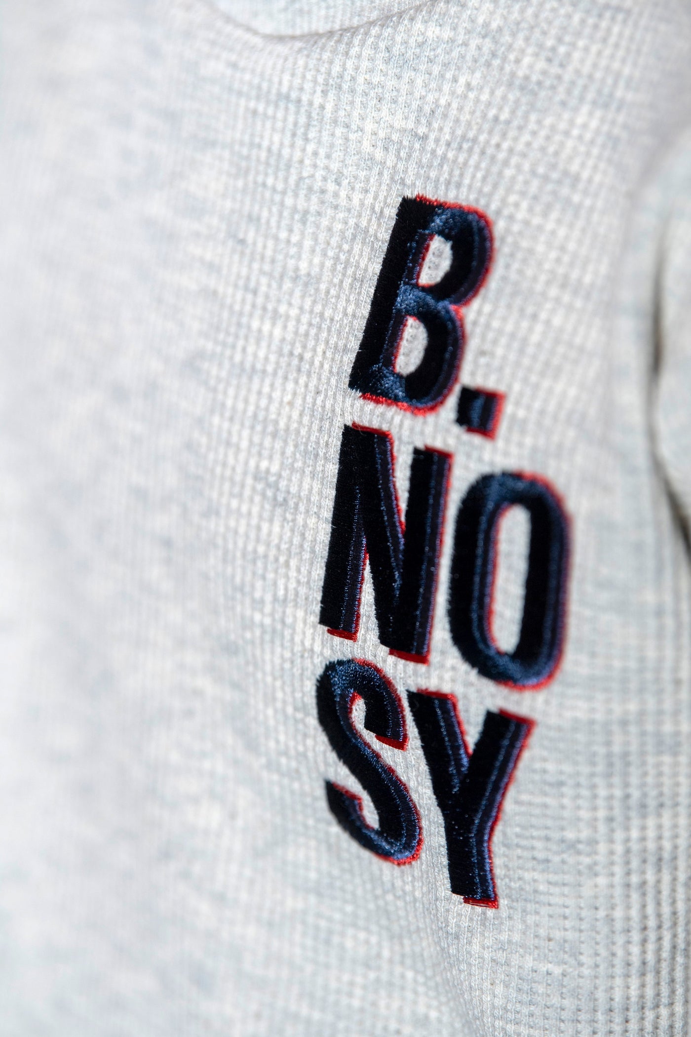 B.Nosy w25 Thomas B.Nosy boys waffle structure long sleeve Ecru Y508-6452 004