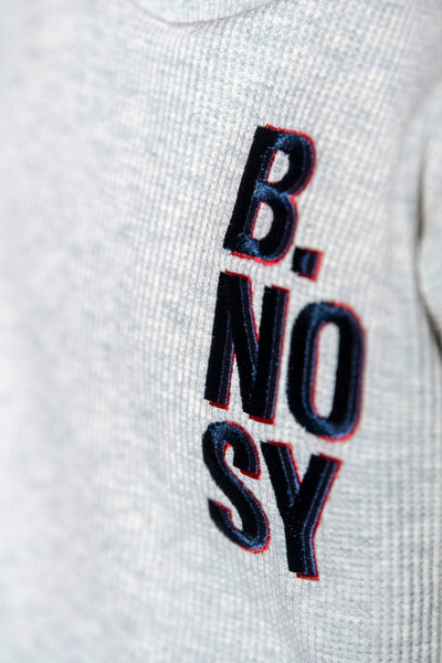 B.Nosy w25 Thomas B.Nosy boys waffle structure long sleeve Ecru Y508-6452 004