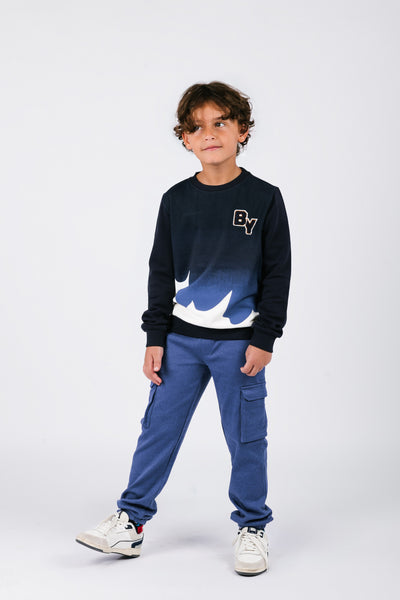 B.Nosy w25 Peter B.Nosy boys cargo sweat pants Bisque Y508-6652 579