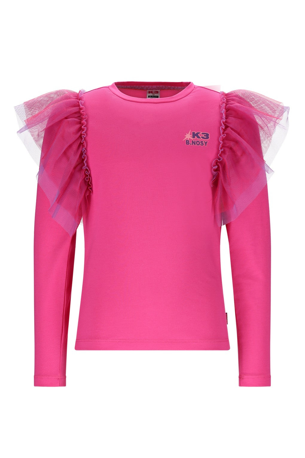 B.Nosy K3 w25 B.Nosy girls x K3 Tammy t-shirt Phlox Pink Y510-5436 295