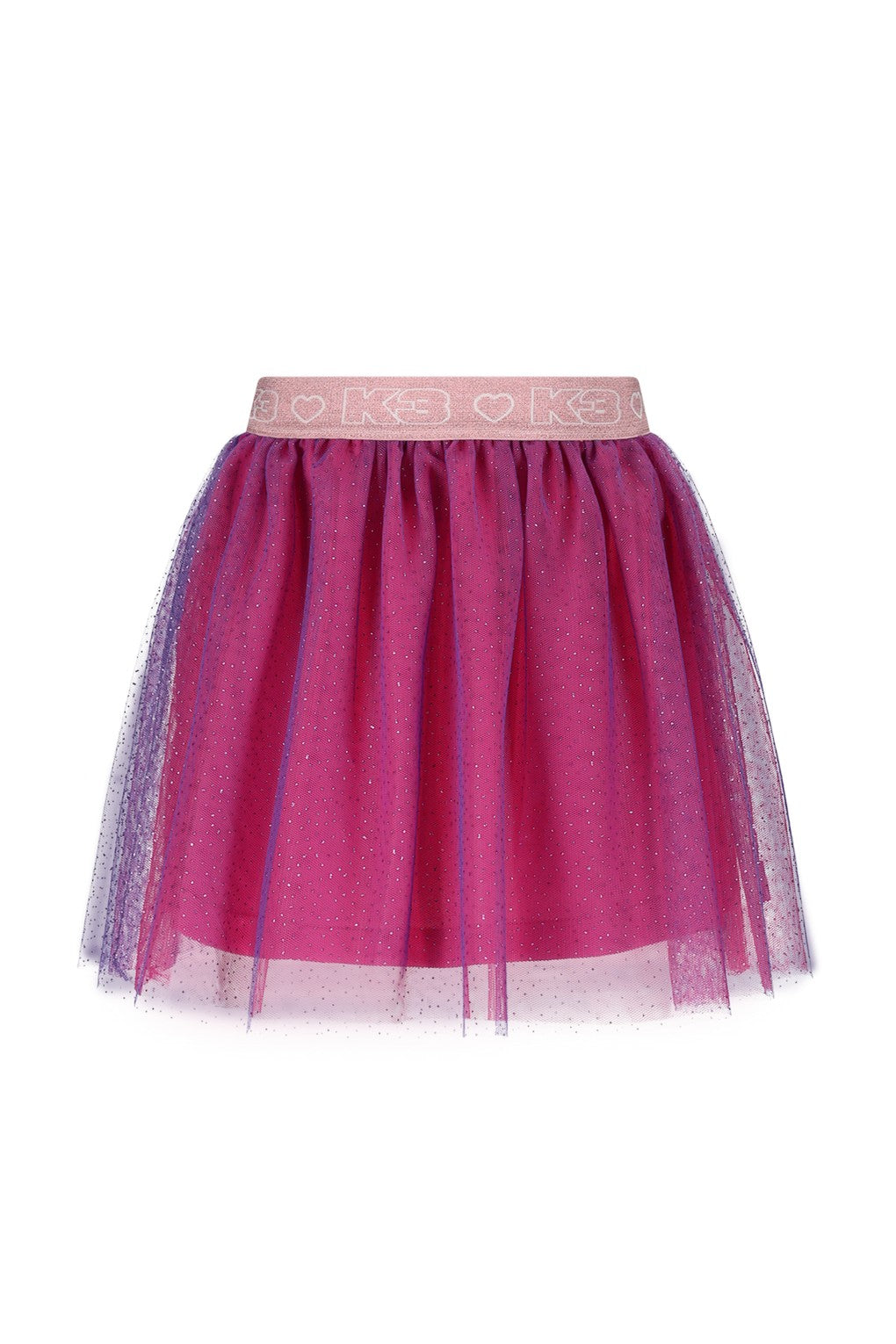 B.Nosy K3 w25 K3 River B.Nosy girls sequince mesh skirt Fuchsia pink Y510-5730 281