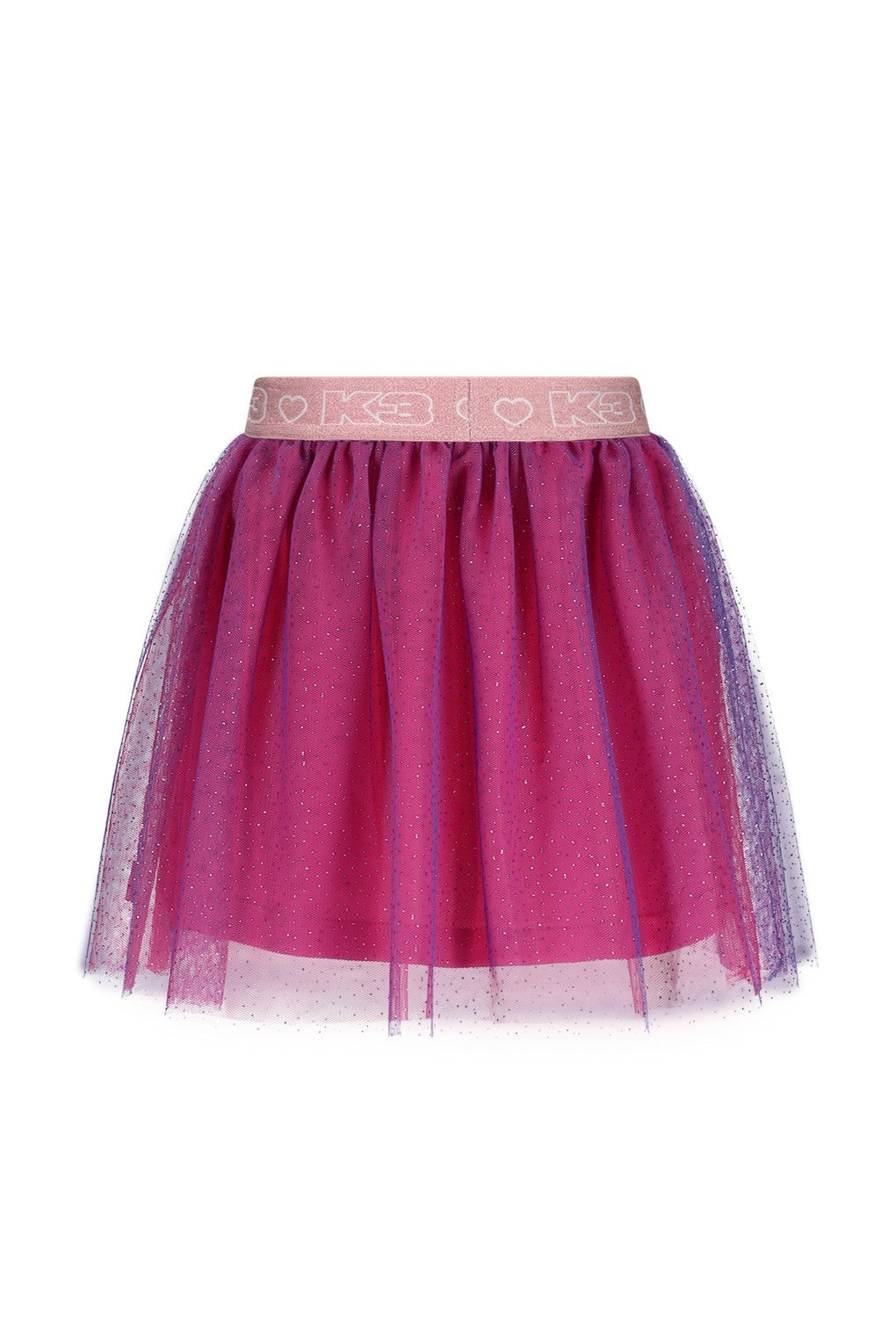 B.Nosy K3 w25 K3 River B.Nosy girls sequince mesh skirt Fuchsia pink Y510-5730 281