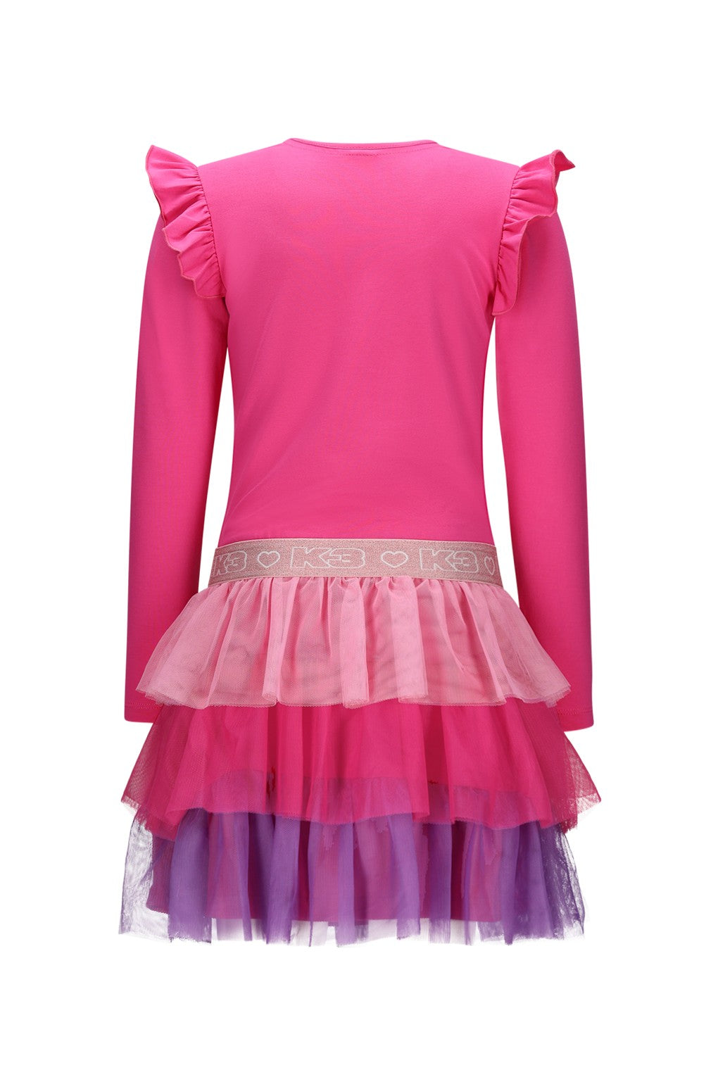 B.Nosy K3 w25 K3 B.Nosy girls dress 3-layer mesh skirt Phlox Pink Y510-5822 295