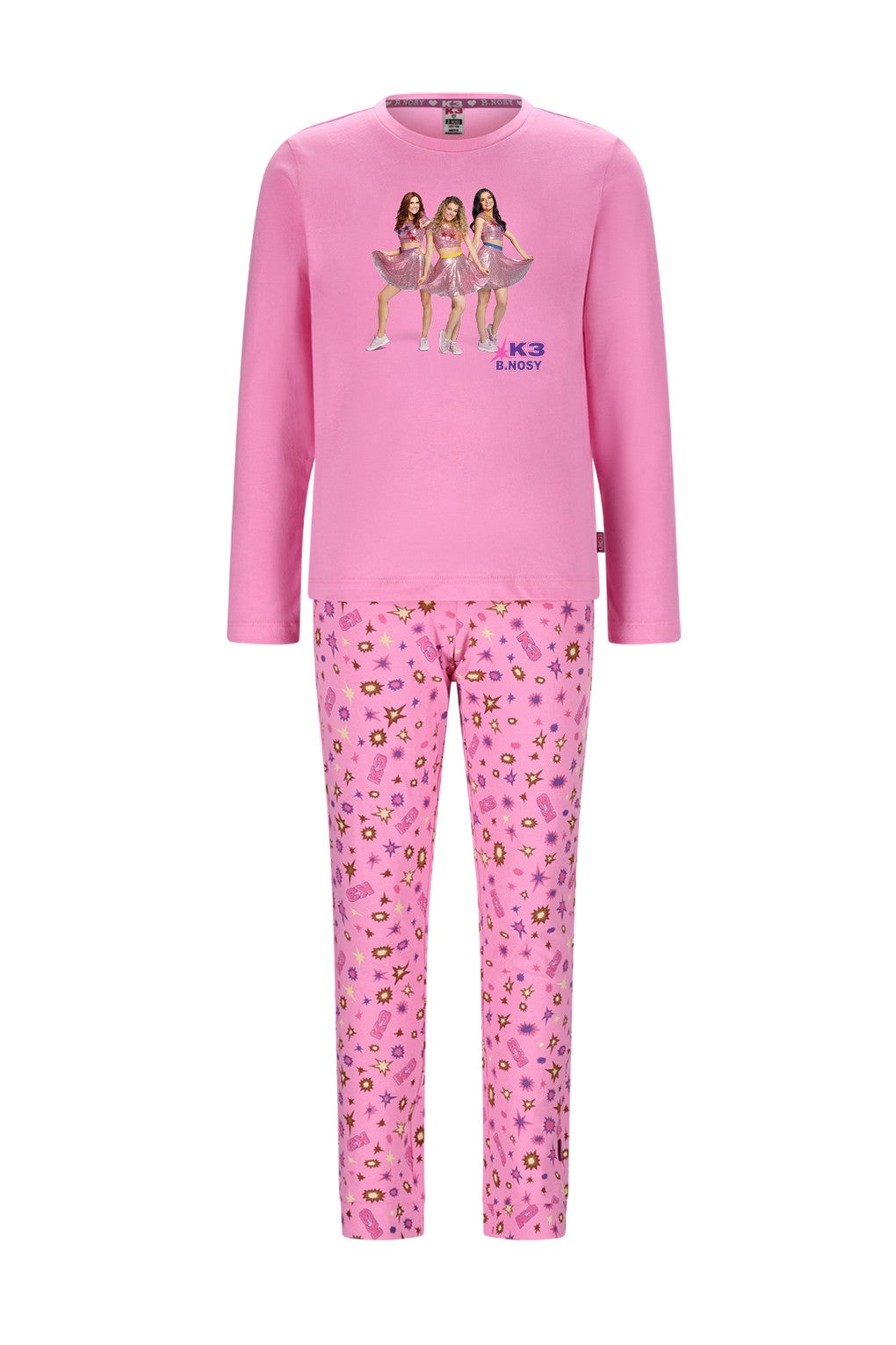 B.Nosy K3 w25 K3 Zoe B.Nosy girls pajama Fuchsia pink Y510-5905 281