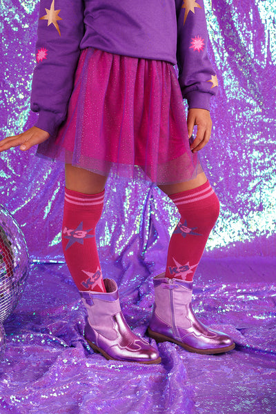 B.Nosy K3 w25 K3 Molly B.Nosy girls socks Phlox Pink Y510-5906 295