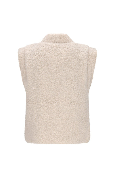 B.Nosy w25 Georgie B.Nosy NOOS girls teddy gilet Ecru YNOOS-5023 004