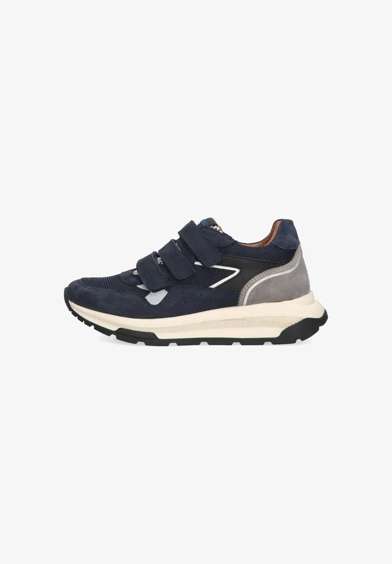 Braqeez lage sneakers jongens - Fygo Flash Navy - 424972-420