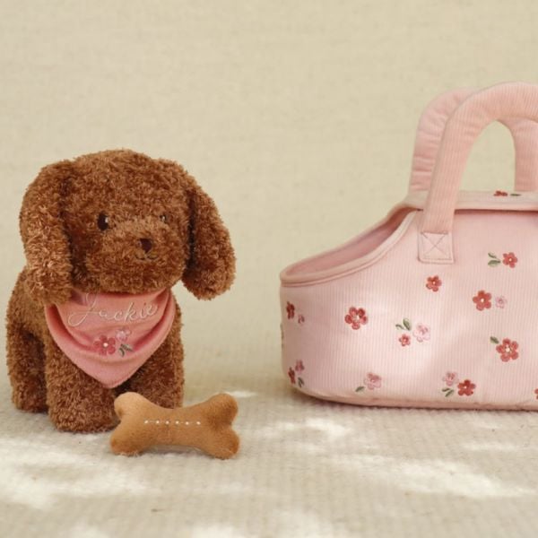 Little Dutch Knuffelhond Jackie in tas GRS LD4518