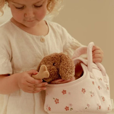 Little Dutch Knuffelhond Jackie in tas GRS LD4518