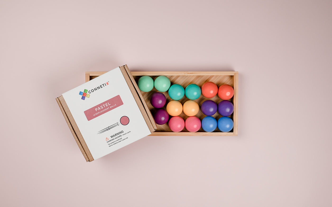 Connetix Pastel Ball Pack 16 pc CT-p-00016-BA