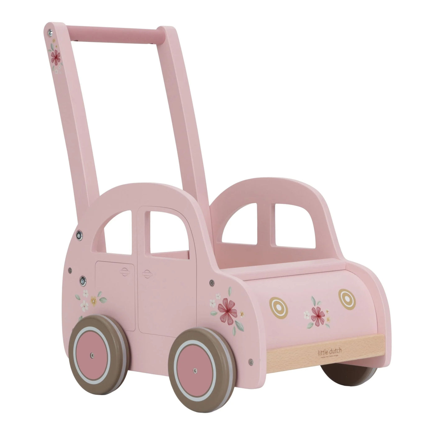 Little Dutch Houten Loopwagen Roze LD7128