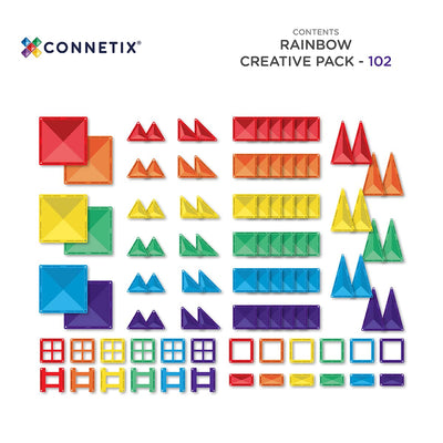 Connetix Rainbow Creative Pack 102 pc CT-R-00102-CR