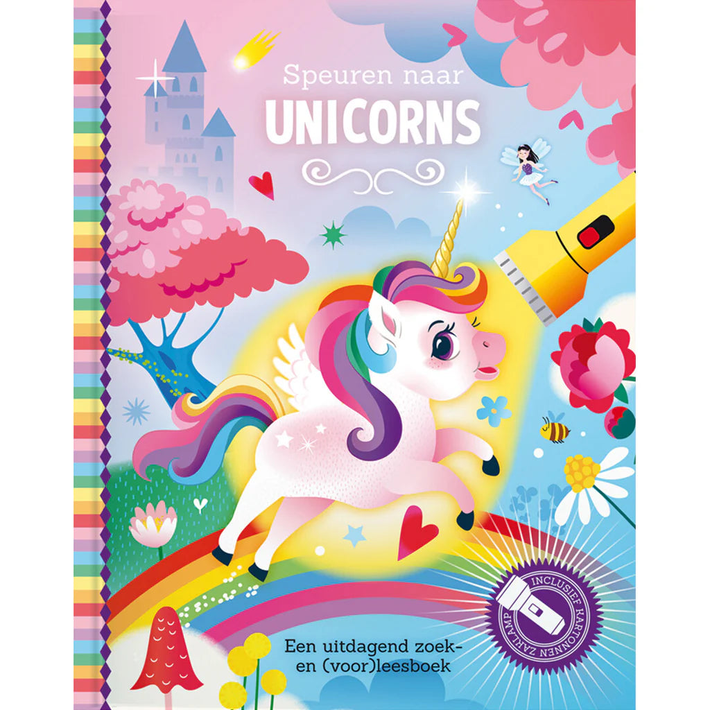 Lantaarn Publishers Speuren naar unicorns zaklampboek LU47581
