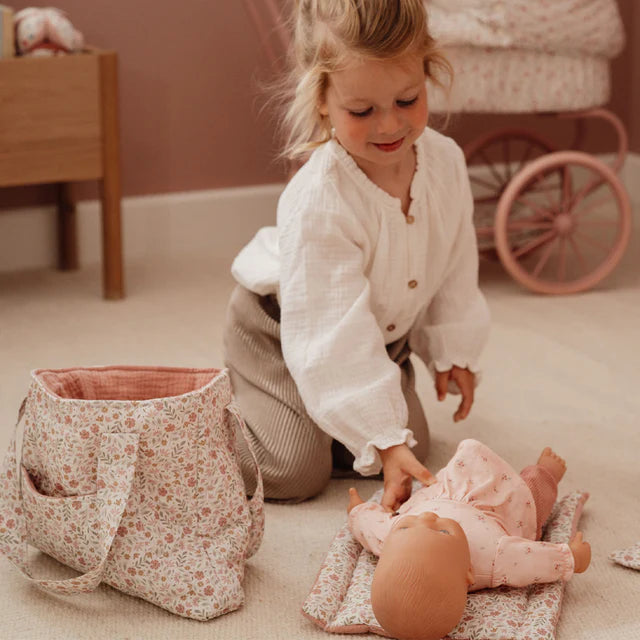 Little Dutch Poppen verzorgingstas Soft Flowers LD4589
