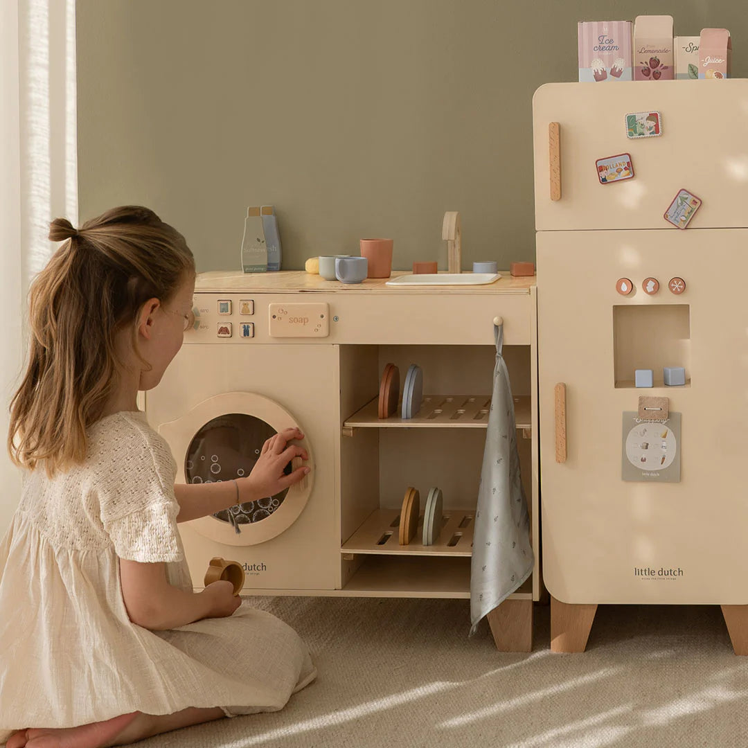 Little Dutch Houten Wasmachine met Spoeleiland LD2497