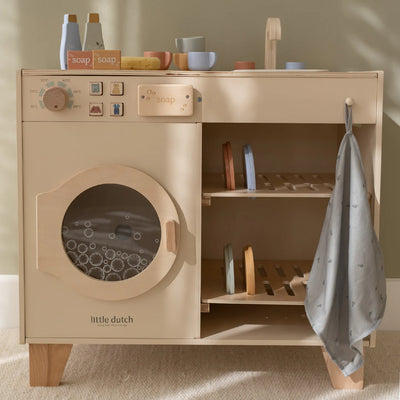 Little Dutch Houten Wasmachine met Spoeleiland LD2497