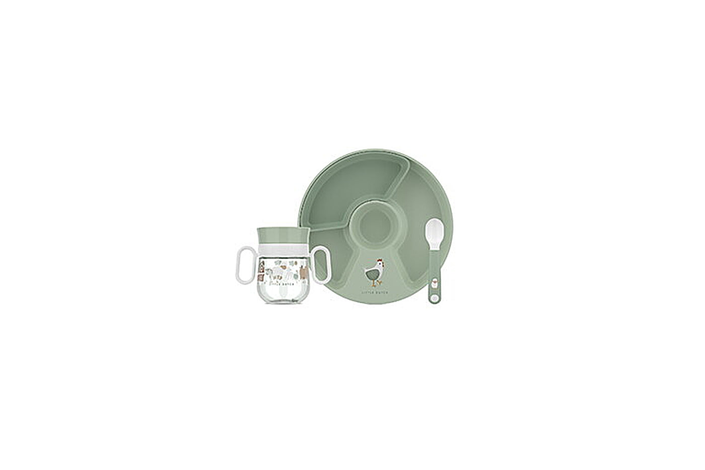 Babyserviesset Mepal Mio 3-delig - Little Farm 108040565399