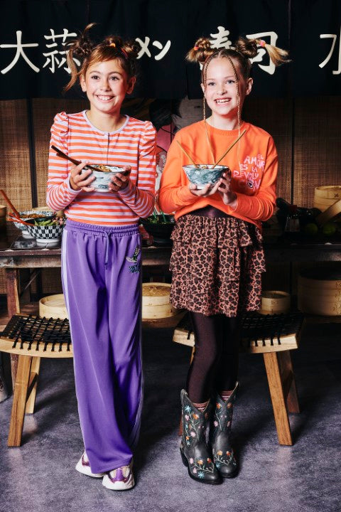 Z8 Kids W25 Girls Jogging Broeken Kitana Purple chill