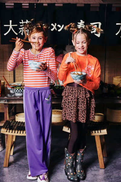 Z8 Kids W25 Girls Jogging Broeken Kitana Purple chill