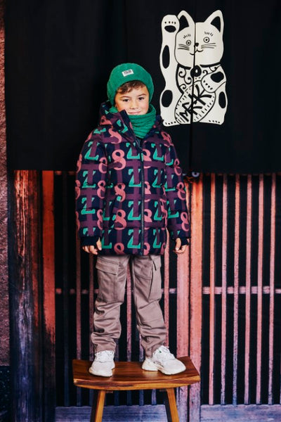 Z8 Kids W25 Boys Winterjassen Franklin Ink shadow/AOP