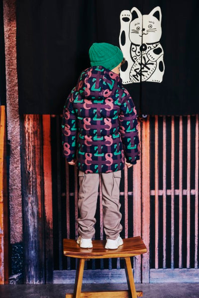 Z8 Kids W25 Boys Winterjassen Franklin Ink shadow/AOP