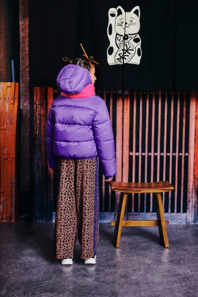 Z8 Kids W25 Girls Winterjassen Tina Purple chill