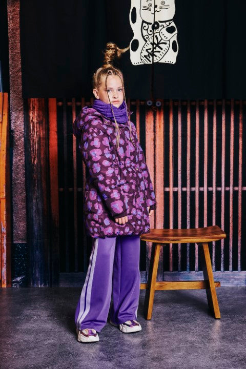 Z8 Kids W25 Girls Winterjassen Anneliese Wineberry/AOP